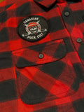 Women's Red Plaid Shirt