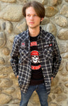 Men's Dark Grey Classic Cult Plaid Shirt