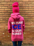 KIDS PINK ICE CULT DOUBLE-SIDED HOODIE