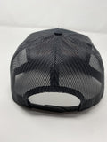 *NEW* DOUBLE BLACK & BLUE ICE TRUCKER MESH BILLBOARD SNAPBACK HAT