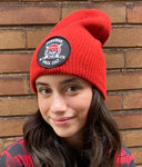 PUCK CULT RED CLASSIC KNIT BEANIE