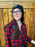 Women's Red Plaid Shirt