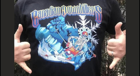 CANADIAN DOWNHILLERS “CANADIAN TOUR” T-SHIRT