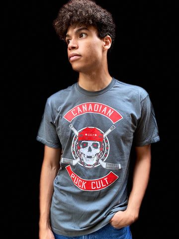 MEN’S GUN METAL GREY  CLASSIC CULT T-SHIRT