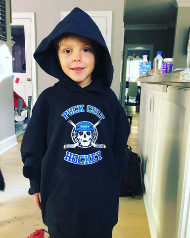 KIDS BLUE ICE CULT DOUBLE-SIDED HOODIE