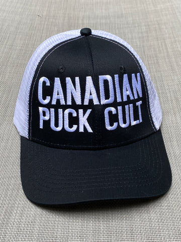 *NEW* PUCK CULT VINTAGE TRUCKER MESH BILLBOARD SNAPBACK CAP