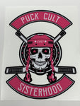 NEW* PUCK CULT SISTERHOOD VINYL LAMINATED DECAL STICKERS