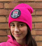 HOT PINK CLASSIC KNIT BEANIE