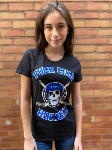 WOMENS DOUBLE-SIDED BLUE ICE CULT T-SHIRT