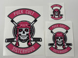 NEW* PUCK CULT SISTERHOOD VINYL LAMINATED DECAL STICKERS