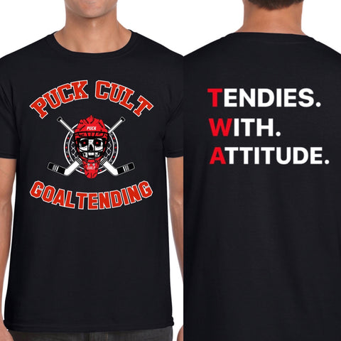 MENS DOUBLE-SIDED TENDIES WITH ATTITUDE T-SHIRT