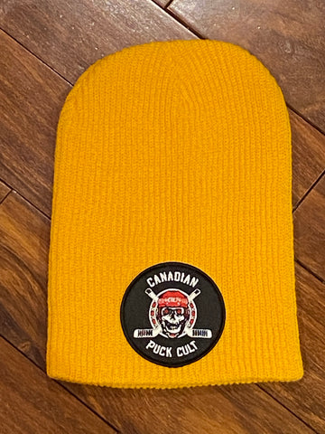 PUCK CULT GOLD CLASSIC KNIT BEANIE